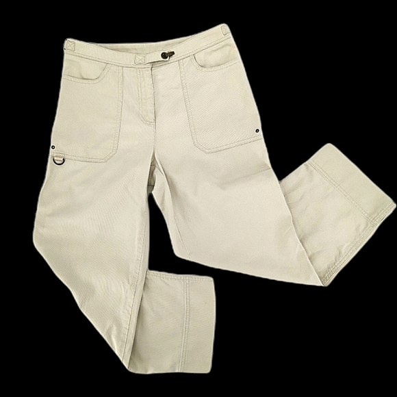 Ralph Lauren Pants - Ralph Lauren 4P Vtg 100% Cotton Beige Capris